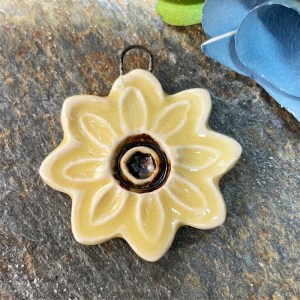 sunflower pendant